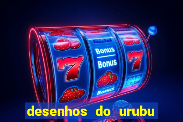 desenhos do urubu do flamengo para colorir